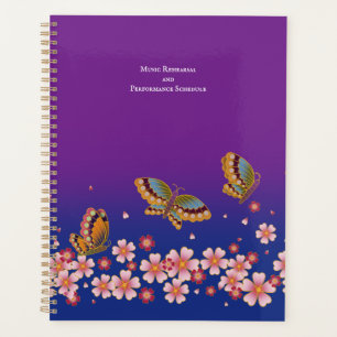 Agenda Las mariposas japonesas florecen en el Sakura pers