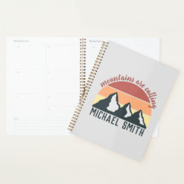 Agenda Las montañas de colores pastel son grises monocíri