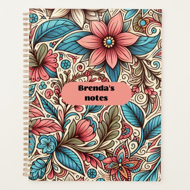 Agenda Las notas florales de Brenda (Anverso)
