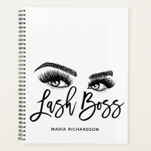 Agenda Lash Boss Makeup Eyebrow Ojos Lazas Rosa Oro