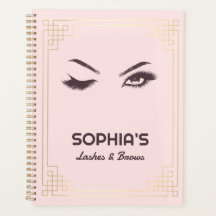 Lash Extension Brows Pink Gold Nombrado Planner