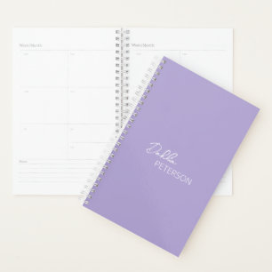 Agenda Lavanda Moderna Mínima