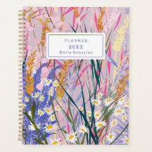 Lavender Daisies Personalizado 2025 Weekly Planner