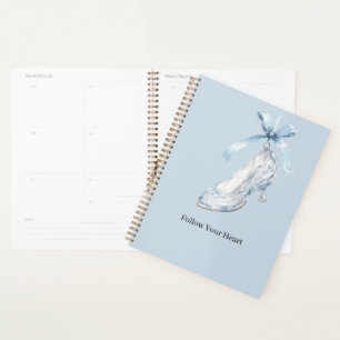 Agenda Lazo de zapatilla de tacón alto Baby Blue
