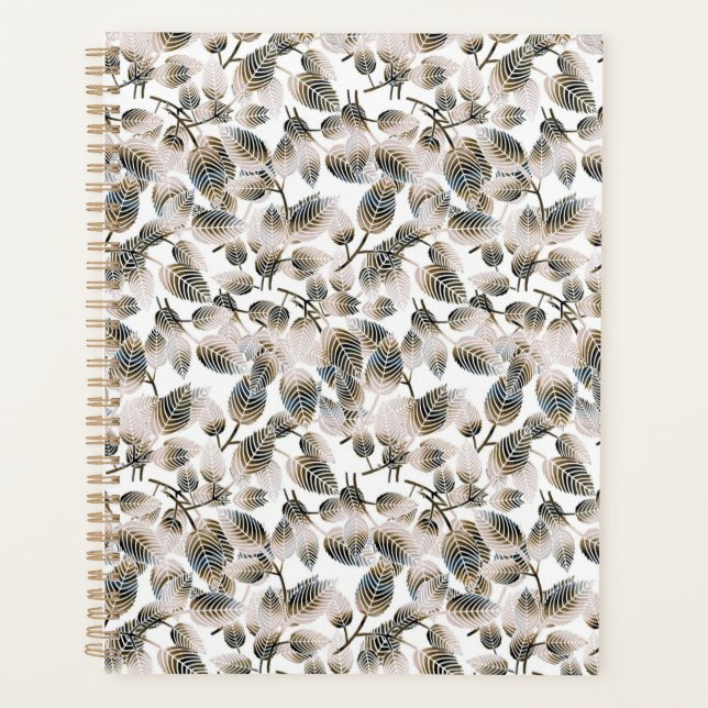 Agenda Leaf floral (Anverso)