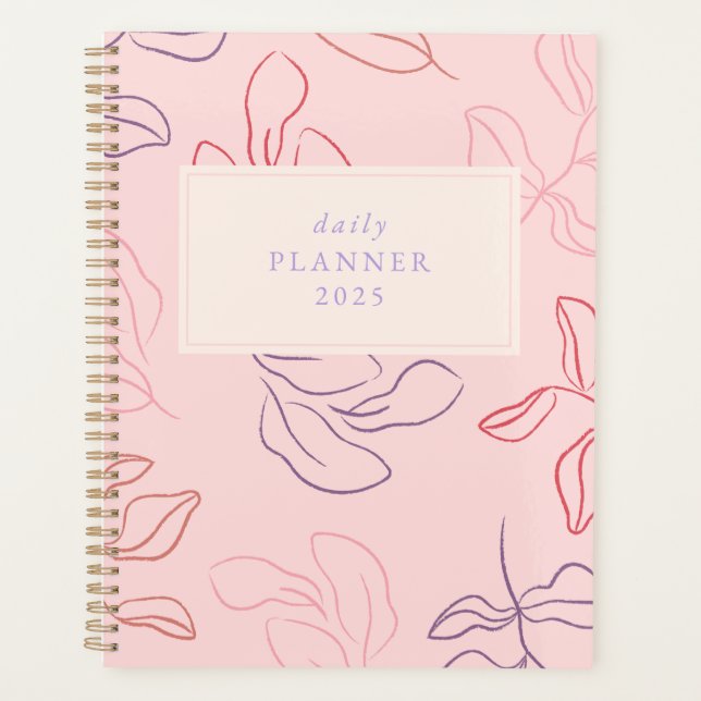 Agenda Leafie Dreams" Planner - Vibrante y motivador (Anverso)
