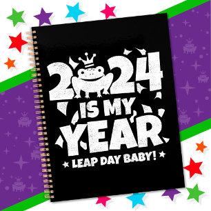 Agenda Leap Day Leaper 2024 es mi año 29 feb. cumpleaños