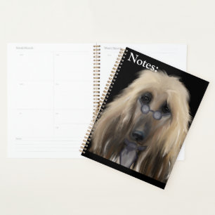 Agenda Lebrel afgano blanco   