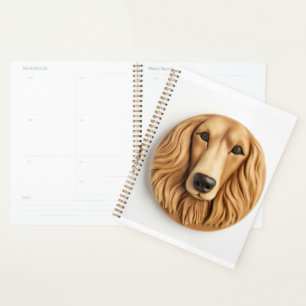 Agenda Lebrel Afgano Inspirado en 3D