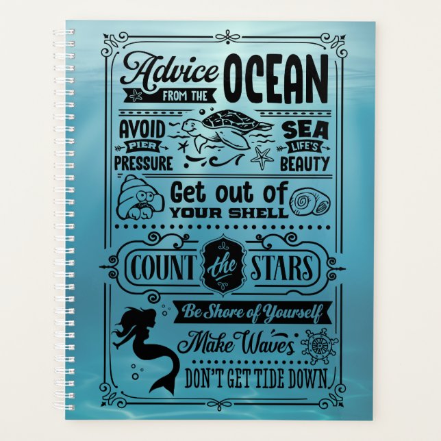 Agenda Lecciones de vida desde el mar (Anverso)