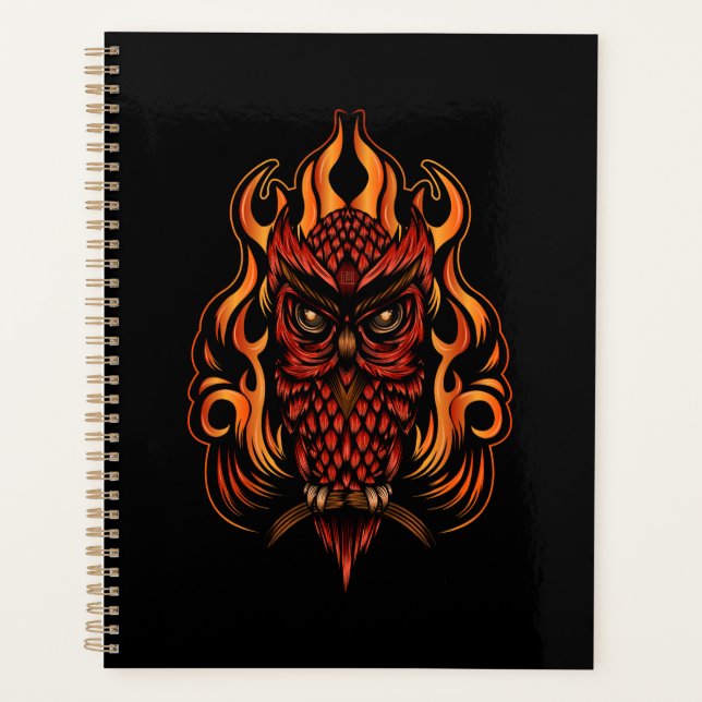 Agenda Lechuza de Fuego (Anverso)
