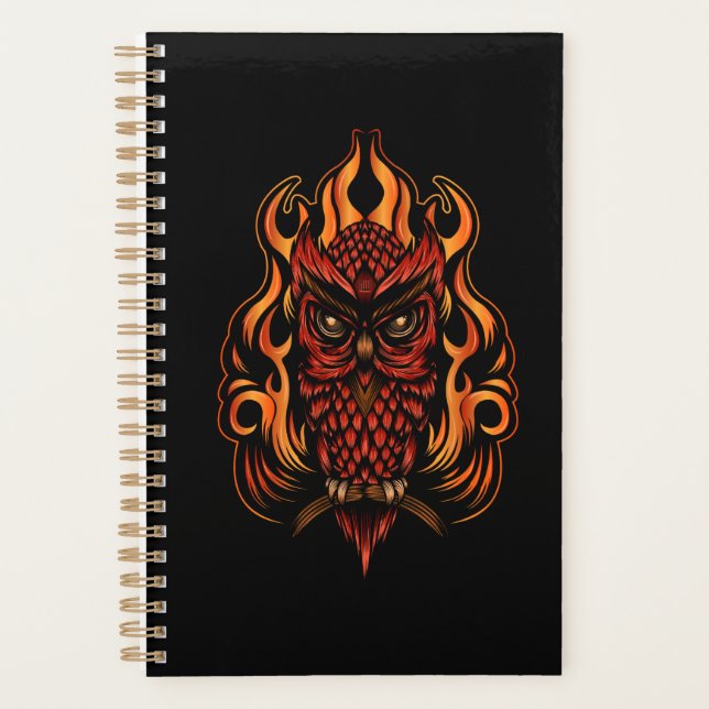 Agenda Lechuza de Fuego (Anverso)
