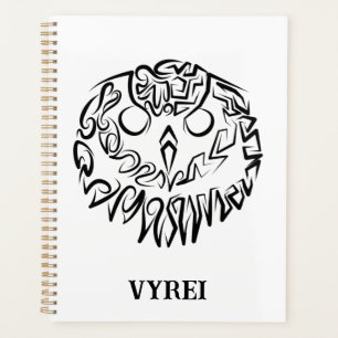 Agenda Lechuza Tribal Negra y Blanca