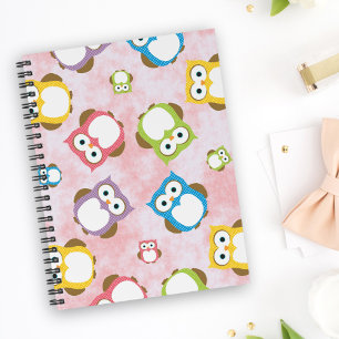 Agenda Lechuzas, Patrón de búho, Lechuzas coloridas, Bebé