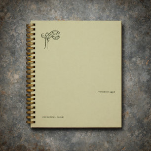 Agenda Lector de jardín minimalista de academia oscura bo