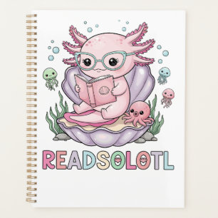 Agenda Lectura de Axolotl rosado suave