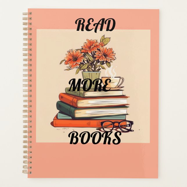 Agenda leer más libros "cuaderno" (Anverso)