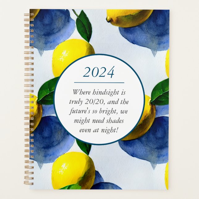 Agenda Lemon Zest Planner (Anverso)