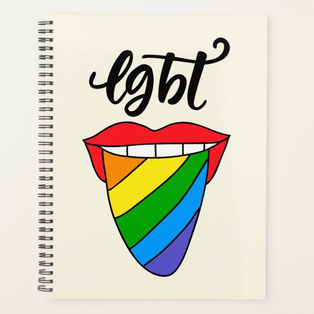 Agenda Lengua arcoiris LGBT (Anverso)