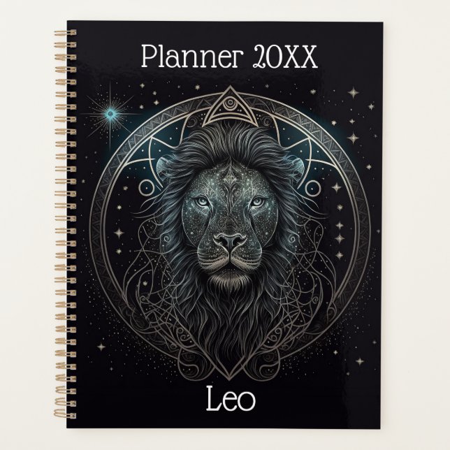 Agenda Leo Zodiac Planner (Anverso)