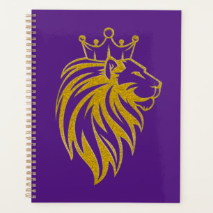 Agenda León con Corona - Estilo Dorado 2
