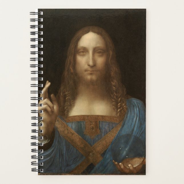 Agenda Leonardo da Vinci - Salvador Mundi (Anverso)