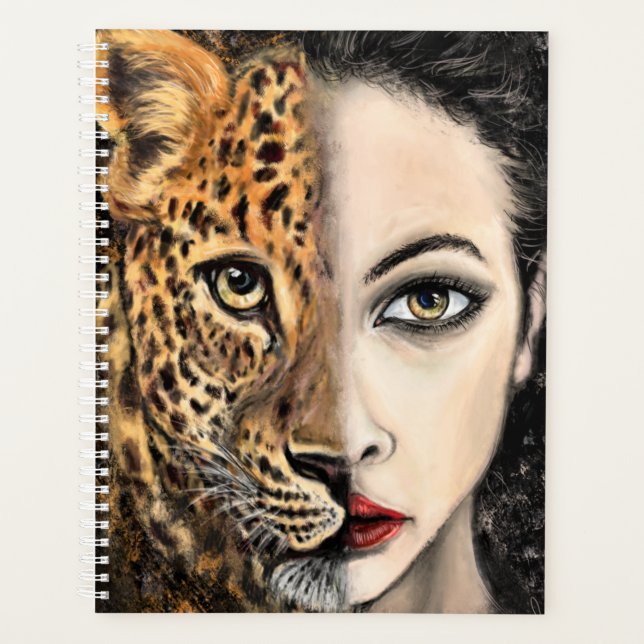 Agenda Leopard Chica Planner (Anverso)