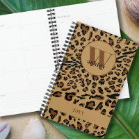 Leopard Print Brown Black Monogrammed 2023