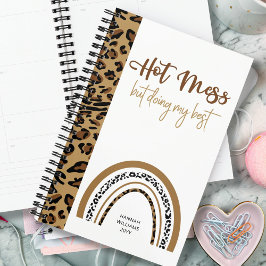Agenda Leopard Print Rainbow Hot Mess Cita 2023