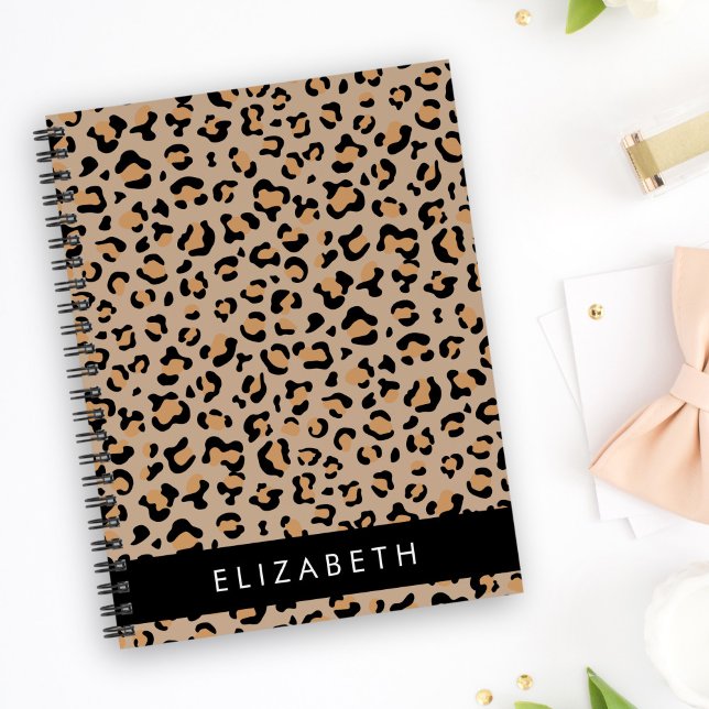 Agenda Leopard Print, Spots, Brown Leopard, Tu Nombre (Subido por el creador)