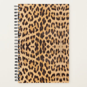 Agenda leopardo de animales salvajes de safari de moda gi