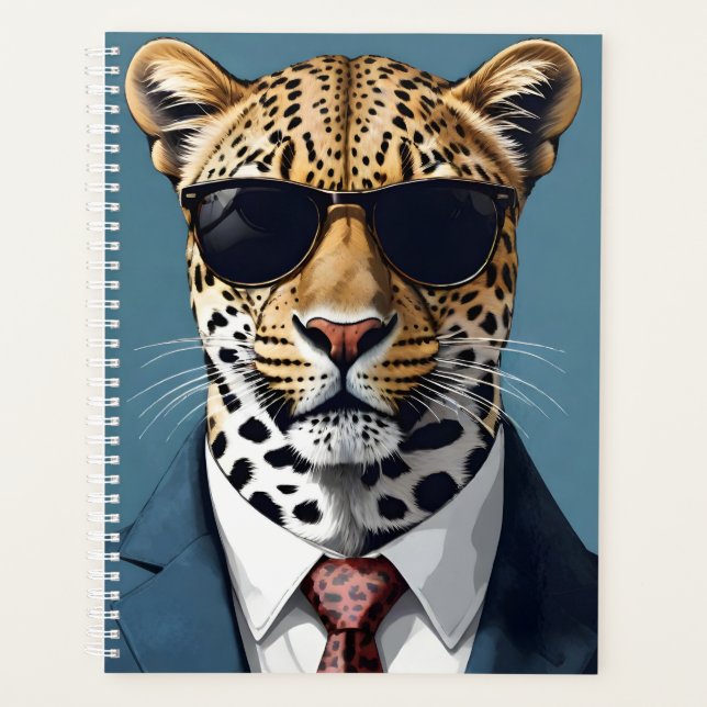 Agenda Leopardo de Guay en gafas de sol (Anverso)
