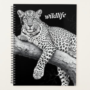 Agenda Leopardo de Medianoche, Ilustración de Vida Salvaj