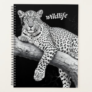 Agenda Leopardo de Medianoche, Ilustración de Vida Salvaj