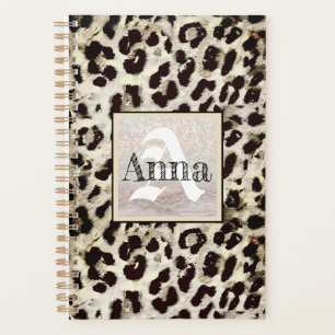 Agenda Leopardo - huella animal manchada