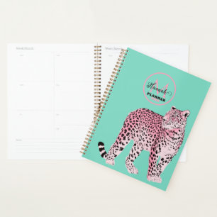 Agenda Leopardo rosa