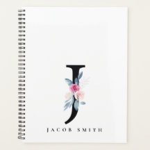 LETRA DE NOMBRE DE ALFABETAS DE FLORES AZULES DE R