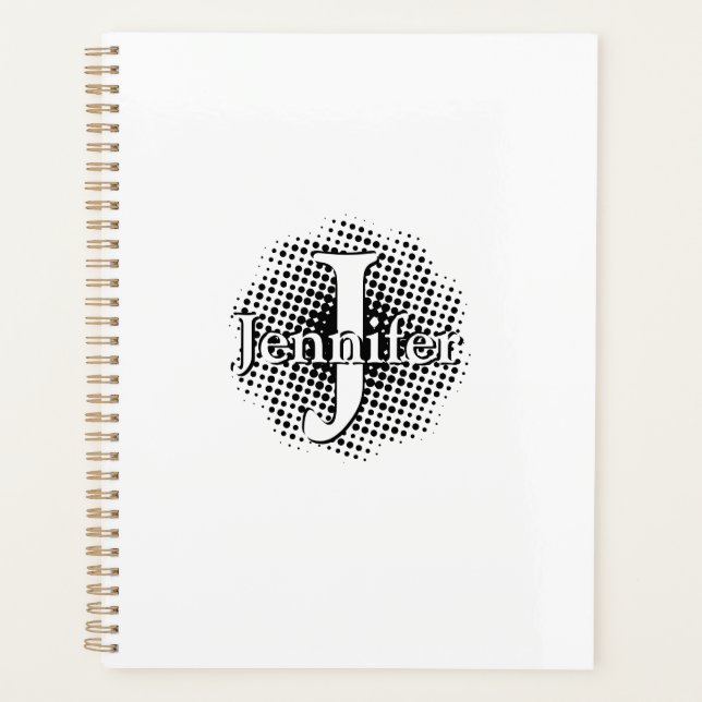 Agenda Letra inicial y Personalizado de nombre (Anverso)