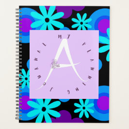 Agenda Letra lilac a potencia de flor