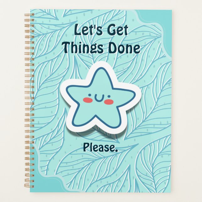 Agenda Let's Get Things Done Starfish Planner (Anverso)