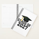 Agenda Letterman Class of 2027 Graduation<br><div class="desc">* CONGRATS TO THE GRAD! * * Customize this day / week planner for the graduate weeks to come! * With colorful stickers, 60 pages and 12 months long. * Two size options to choose from (soft or hard cover). * Add text to the cover (and / or to the...</div>