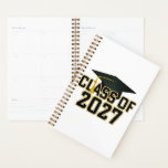 Agenda Letterman Class of 2027 Graduation<br><div class="desc">* CONGRATS TO THE GRAD! * * Customize this day / week planner for the graduate weeks to come! * With colorful stickers, 60 pages and 12 months long. * Two size options to choose from (soft or hard cover). * Add text to the cover (and / or to the...</div>