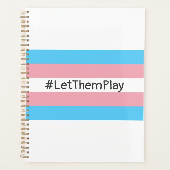 Agenda #LetThemPlay atletas transgénero transgénero bande (Anverso)