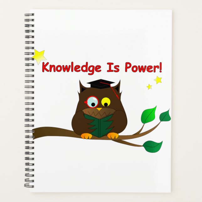 Agenda Leyendo Wise Owl (Anverso)