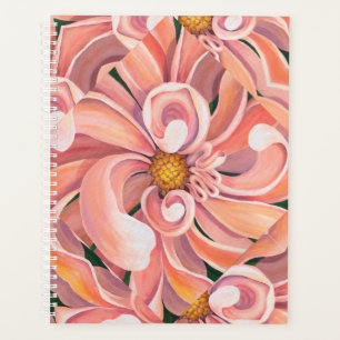 Agenda Lg Planner Peachy Dahlia