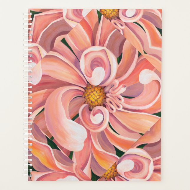 Agenda Lg Planner Peachy Dahlia (Anverso)