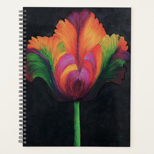 Agenda Lg Planner Rainbow Parrot Tulip (Anverso)