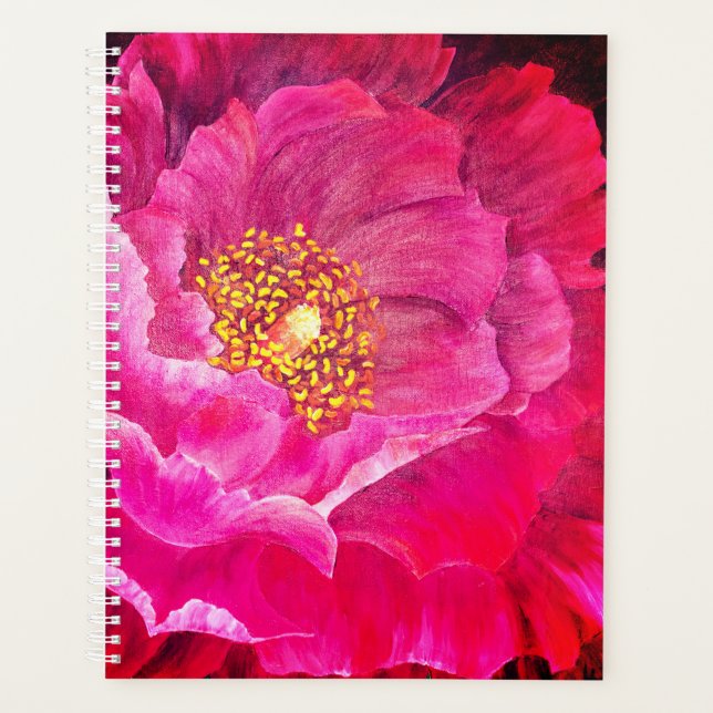Agenda Lg Planner Rosa De Cactus Rosa (Anverso)