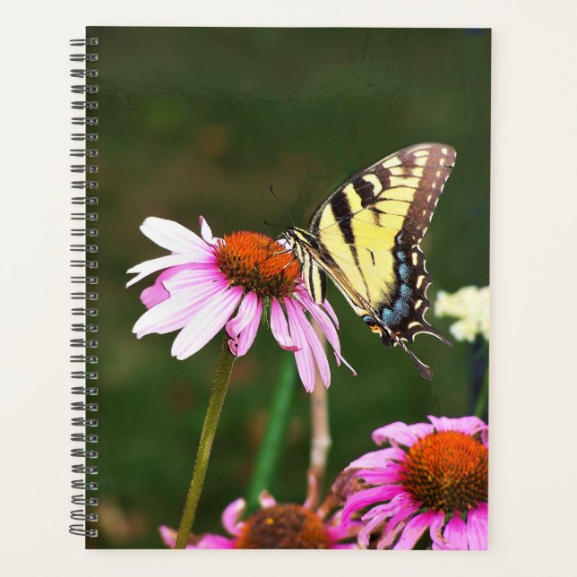 Agenda Lg Planner Tiger Swallowtail en Coneflower (Anverso)