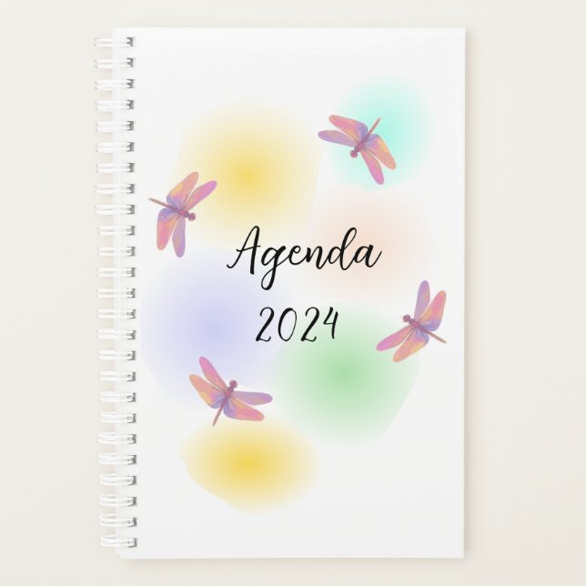 Agenda libelula (5.5" x 8.5"), Blanda Portada,  (Anverso)